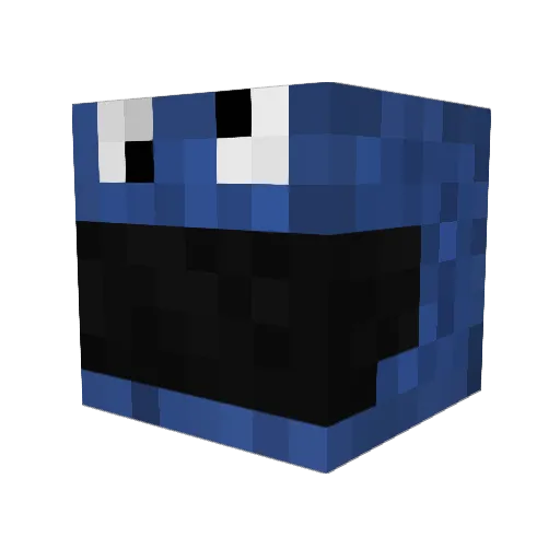 xavayy Minecraft avatar head, 3D render