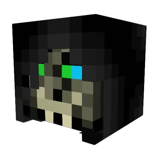 xavcop Minecraft avatar head, 3D render