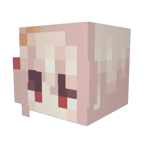 xavem2012 Minecraft avatar head, 3D render