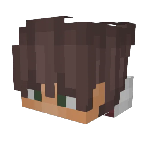 xaver_kg Minecraft avatar head, 3D render