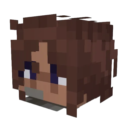 xavier345lol Minecraft avatar head, 3D render