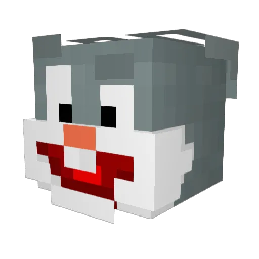xavlmao Minecraft avatar head, 3D render