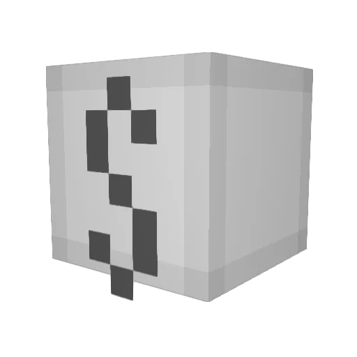 xavroue Minecraft avatar head, 3D render