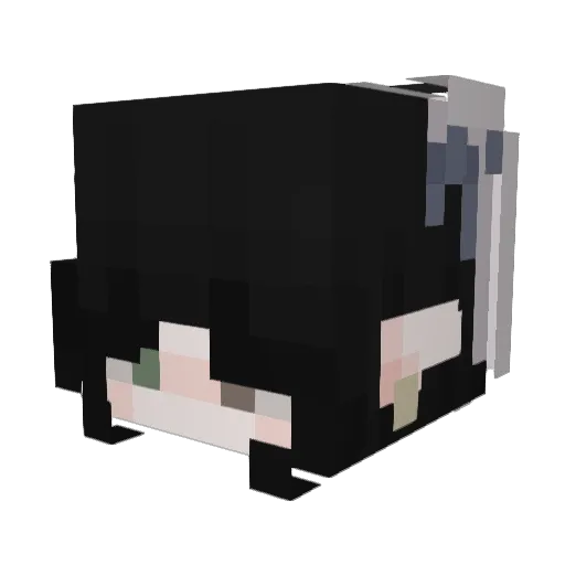 xaxxy0 Minecraft avatar head, 3D render
