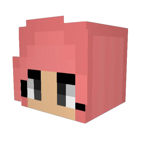 xb3witchedx Minecraft avatar head, 3D render