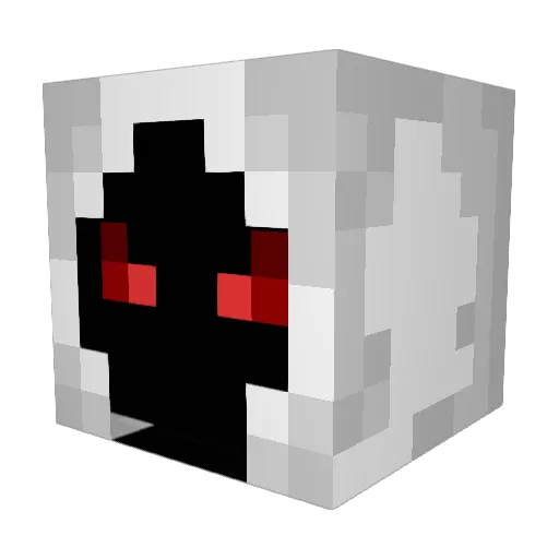 xbacko Minecraft avatar head, 3D render