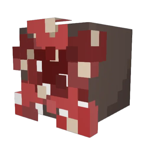 xbasiax Minecraft avatar head, 3D render