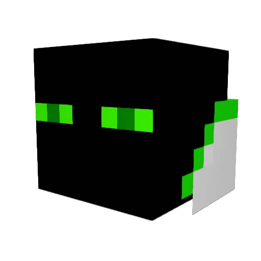 xben24 Minecraft avatar head, 3D render