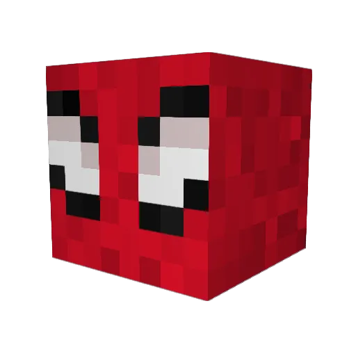 xbennytox Minecraft avatar head, 3D render