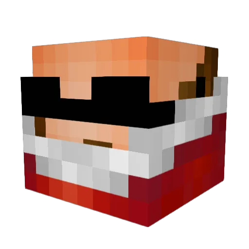 xblade1000x Minecraft avatar head, 3D render
