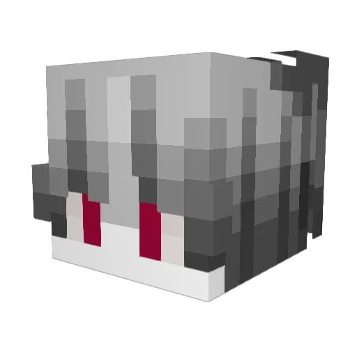 xbloczynax Minecraft avatar head, 3D render