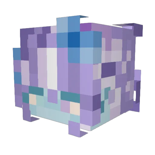 xbowcartz Minecraft avatar head, 3D render