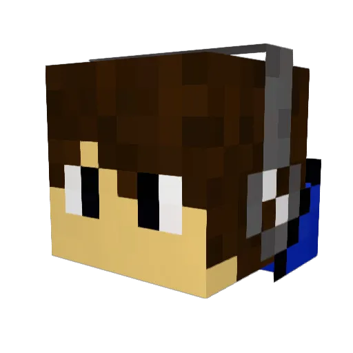 xboxmogz Minecraft avatar head, 3D render