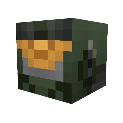 xbreadguyx Minecraft avatar head, 3D render