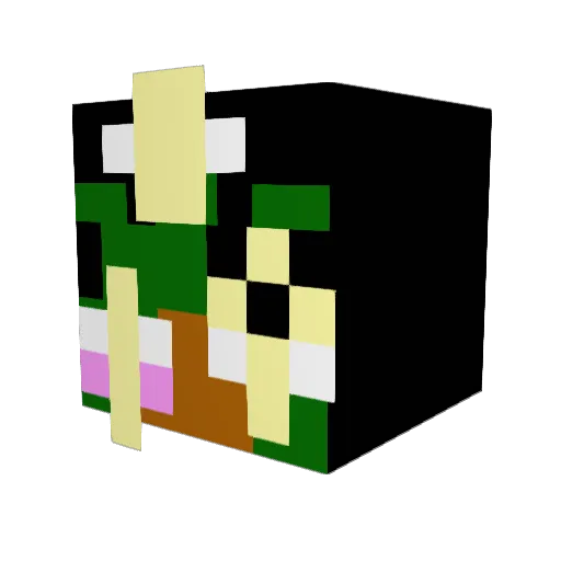 xcPRE Minecraft avatar head, 3D render