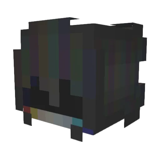 xcWhy Minecraft avatar head, 3D render