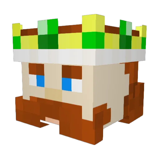 xcadet1992 Minecraft avatar head, 3D render
