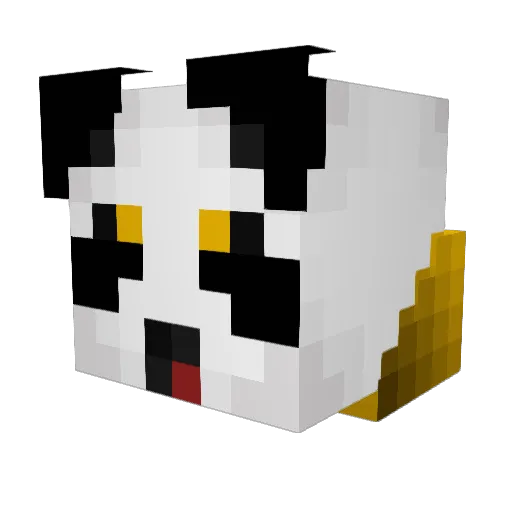 xccerox Minecraft avatar head, 3D render