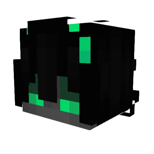 xcerrr Minecraft avatar head, 3D render