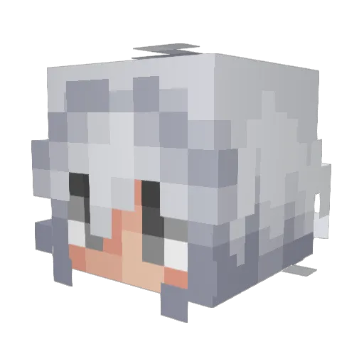 xchamp123zr Minecraft avatar head, 3D render