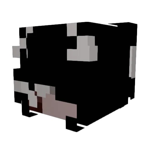 xcmL4ska Minecraft avatar head, 3D render