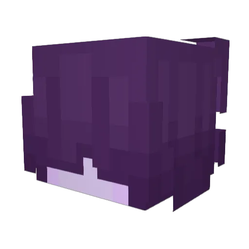 xcnc Minecraft avatar head, 3D render