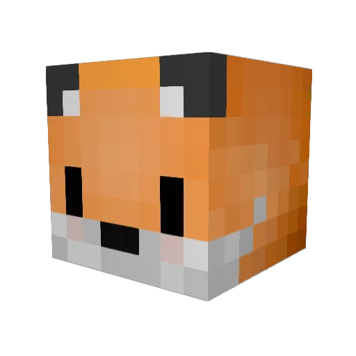 xcrash98 Minecraft avatar head, 3D render
