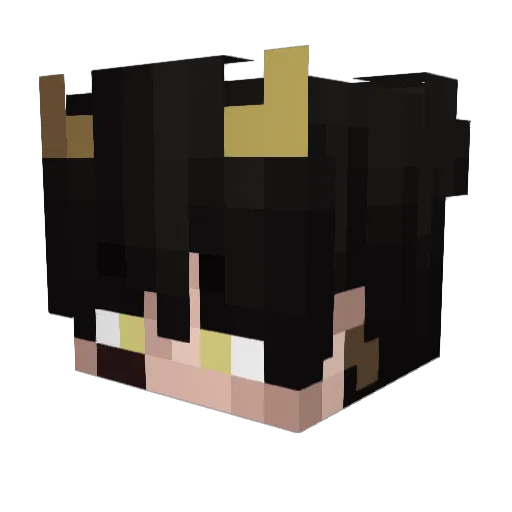 xctrailerONLINE Minecraft avatar head, 3D render