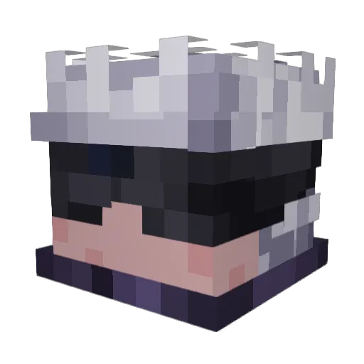 xcz128 Minecraft avatar head, 3D render