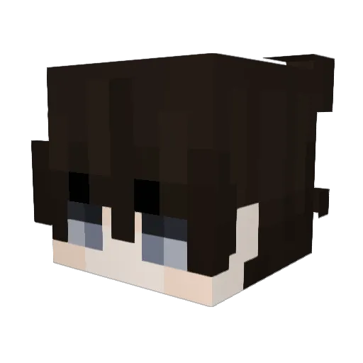 xczaminecraft Minecraft avatar head, 3D render