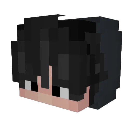 xdFang_ez Minecraft avatar head, 3D render