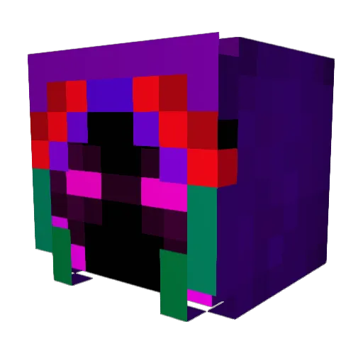xdFishy321 Minecraft avatar head, 3D render