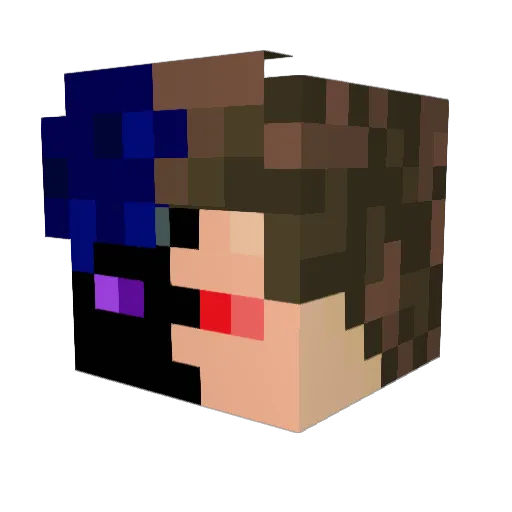 xdLochie Minecraft avatar head, 3D render