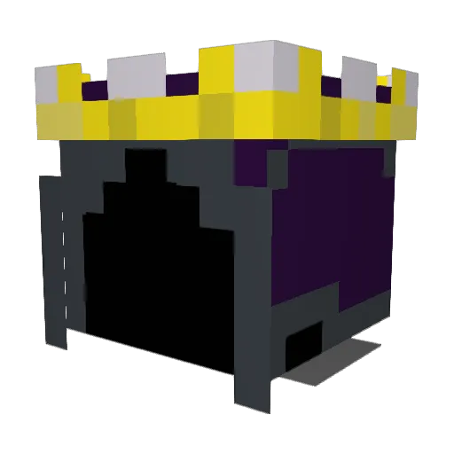 xd_Primal Minecraft avatar head, 3D render