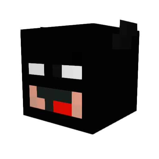 xd_legend29 Minecraft avatar head, 3D render