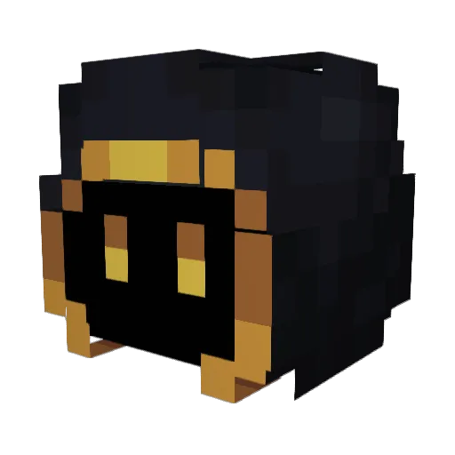 xdart_ Minecraft avatar head, 3D render