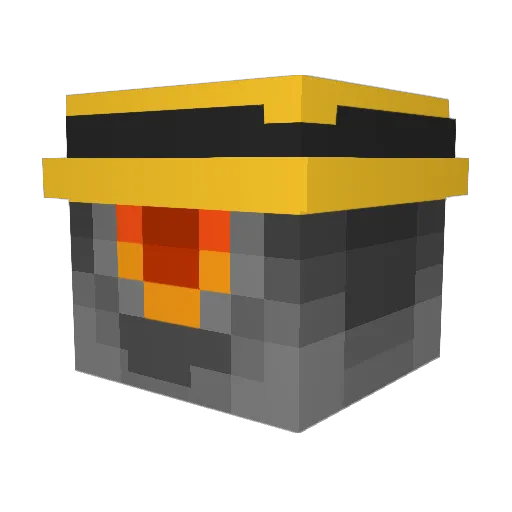 xdc1 Minecraft avatar head, 3D render