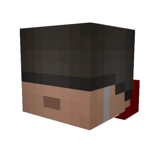 xdeadeyex710 Minecraft avatar head, 3D render