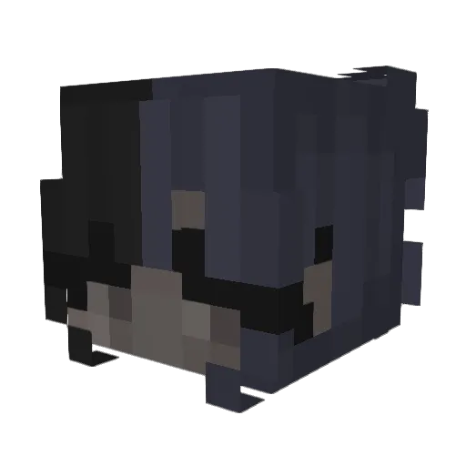 xdeta Minecraft avatar head, 3D render