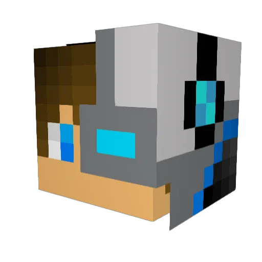 xdevil13x Minecraft avatar head, 3D render