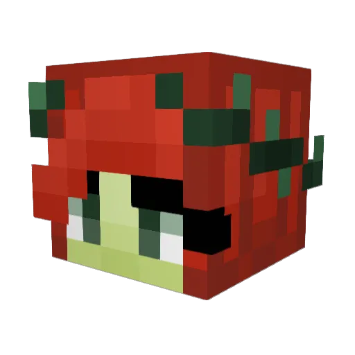 xdisminecraft Minecraft avatar head, 3D render