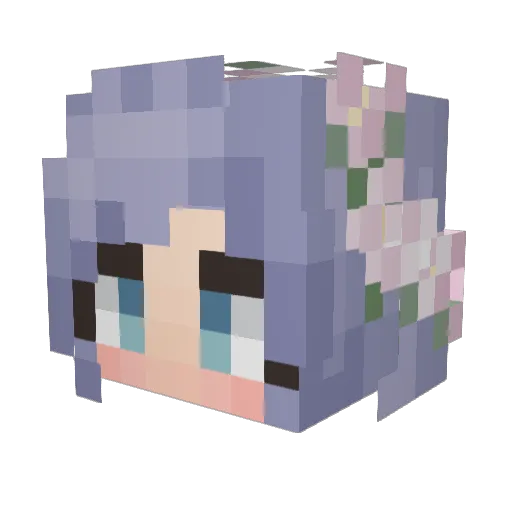 xdjbunny05280x Minecraft avatar head, 3D render
