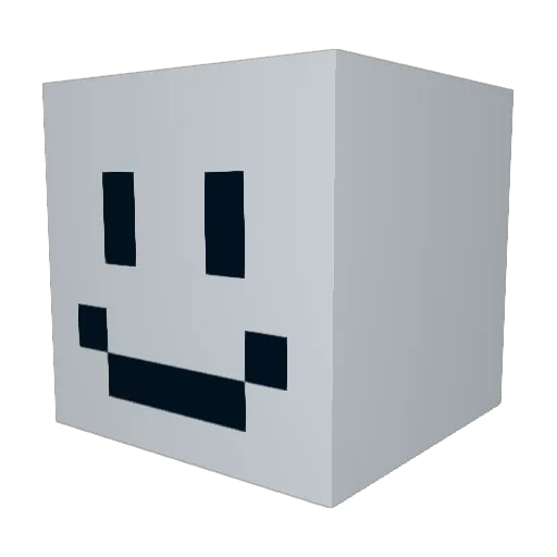 xdkirito_0 Minecraft avatar head, 3D render