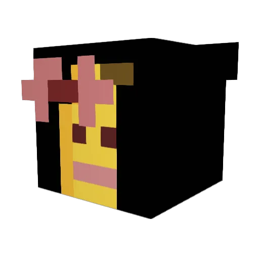 xdogwaterx Minecraft avatar head, 3D render