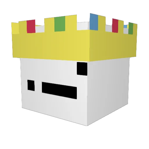 xdonut12 Minecraft avatar head, 3D render
