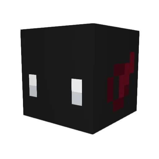xdsushiii Minecraft avatar head, 3D render