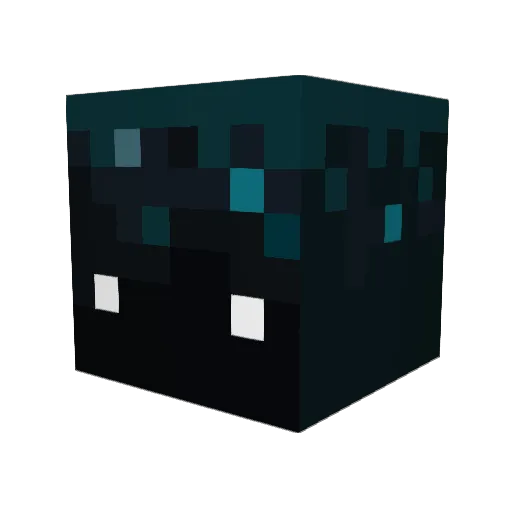 xdxrtx Minecraft avatar head, 3D render