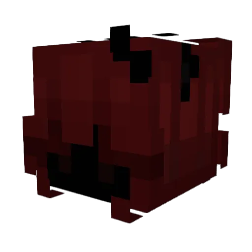 xe1to Minecraft avatar head, 3D render