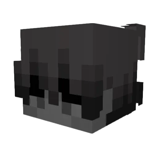 xecos Minecraft avatar head, 3D render