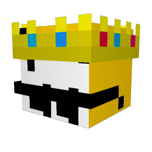 xegy_ Minecraft avatar head, 3D render
